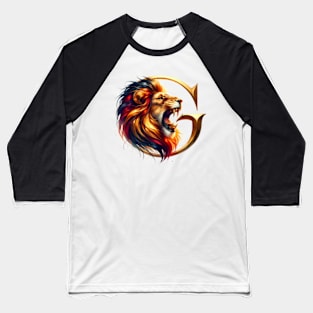 Lion and the letter G - Fantasy Baseball T-Shirt